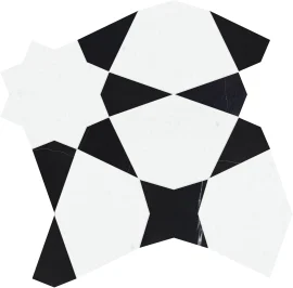 Waterjet Stone Mosaics Nero 9×9 Stellar Mosaic Honed Waterjet Stone Mosaics Nero 9×9 Stellar Mosaic Honed