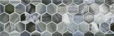 JAW (Just Add Water) Pisa 2″ Hex Border Mosaic Pearl