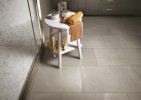 Eon Corinthian Gray 12x24 and Eon Carrara Herringbone Mosaic