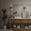 Frio Wooden White Leaf Mosaic