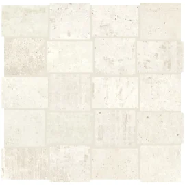 Transit White 2×3 Modern Weave Mosaic Matte