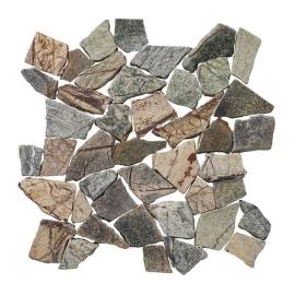 Mosaic Series Forest Marble 12×12 Random Mosaic Tumbled