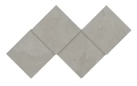 Albany Chrome 12x 12 Plain Decorative Tile