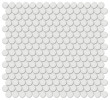 Nantucket Platinum 3/4″ Penny Round Mosaic Matte