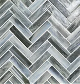 1×4 Herringbone Mosaic Pearl