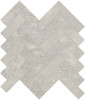 Anciano Grigio 1-1/4×4 Herringbone Mosaic Honed
