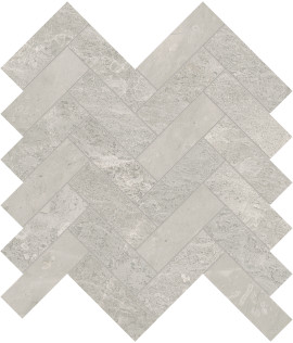 Anciano Grigio 1-1/4×4 Herringbone Mosaic Honed