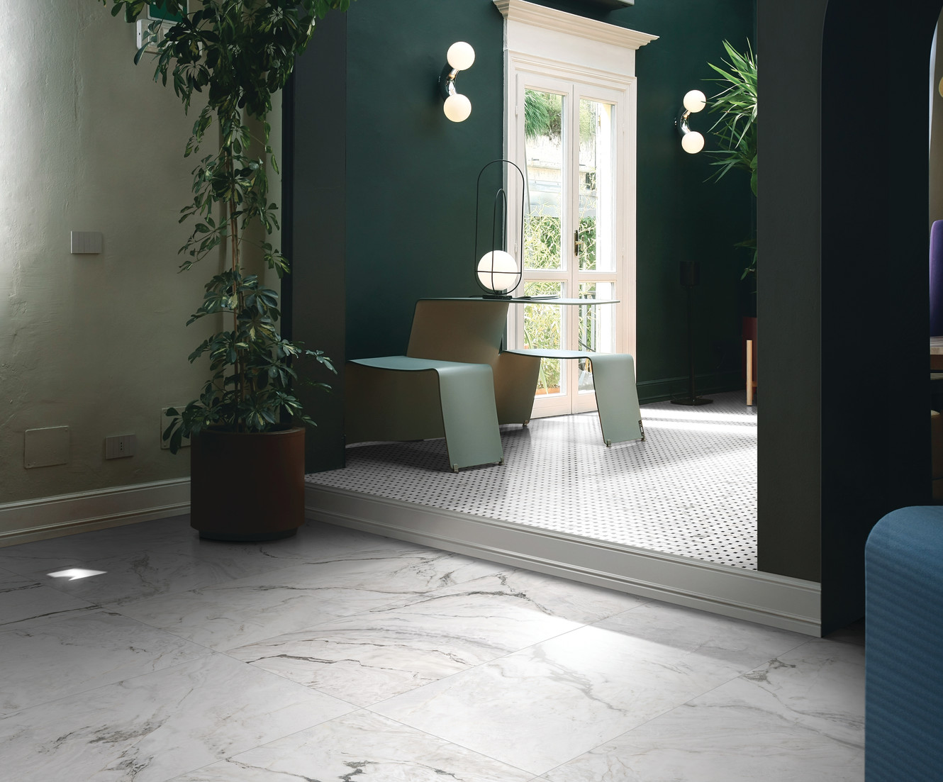 Nova Nova 24x48 Satin and Basket Mosaic Satin