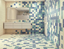 Color Blox 2.0 Sandbox, Little Boy Blue, Celestial Horizon and Blue Suede Shoes 6x6