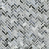 1/2×1 Herringbone Mosaic Silk