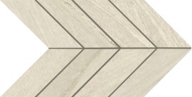 Cosmo Greige 2×5 Chevron Mosaic Matte