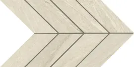 Montesano Greige 2×5 Chevron Mosaic Matte