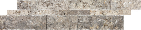 Ledger Panels Silver Ash 6×24 Wall Panel Split Face