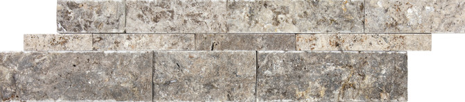 Ledger Panels Silver Ash 6×24 Wall Panel Split Face